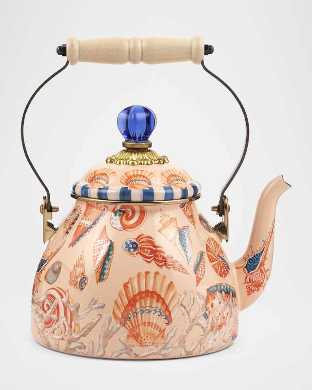 Coastal Shells 2-Quart Tea Kettle